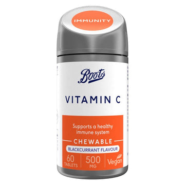 Chewable Vitamin C Blackcurrant 60 Tablets